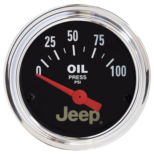 Autometer 52mm 0-100PSI Oil Pressure Gauge for Jeep