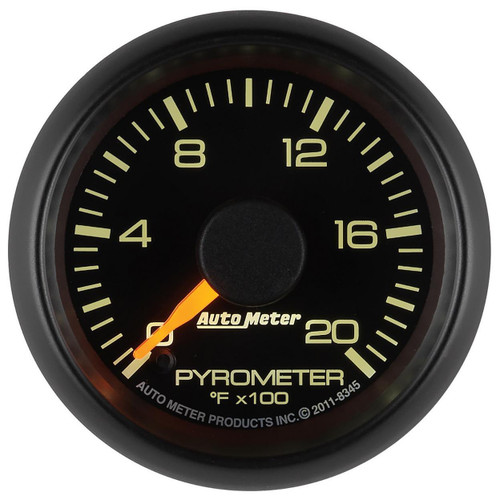 Autometer 2-1/16in 0-2000F Pyrometer Gauge Factory Match Chevy