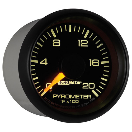 Autometer 2-1/16in 0-2000F Pyrometer Gauge Factory Match Chevy