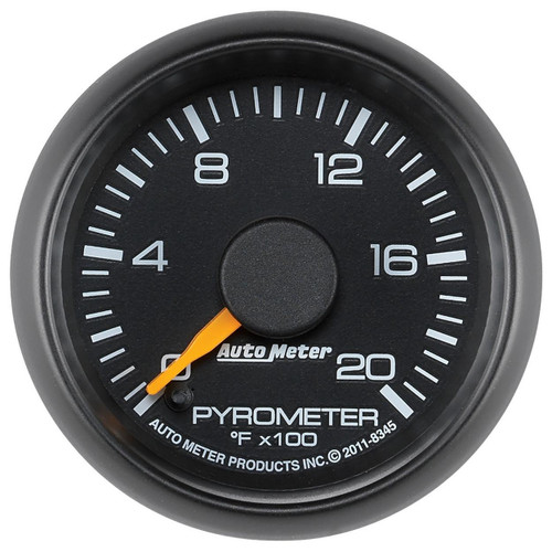 Autometer 2-1/16in 0-2000F Pyrometer Gauge Factory Match Chevy