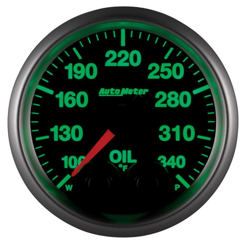 Autometer 52mm 100-340F Oil Temp Gauge Elite