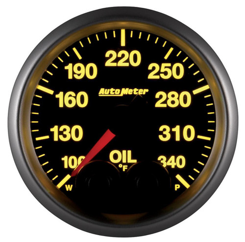 Autometer 52mm 100-340F Oil Temp Gauge Elite