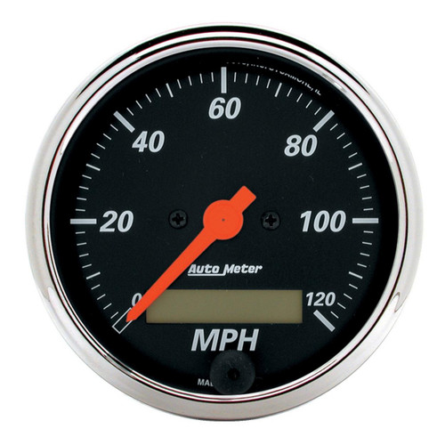 Autometer 3-1/8in 120MPH Programmable Speedometer Designer Black