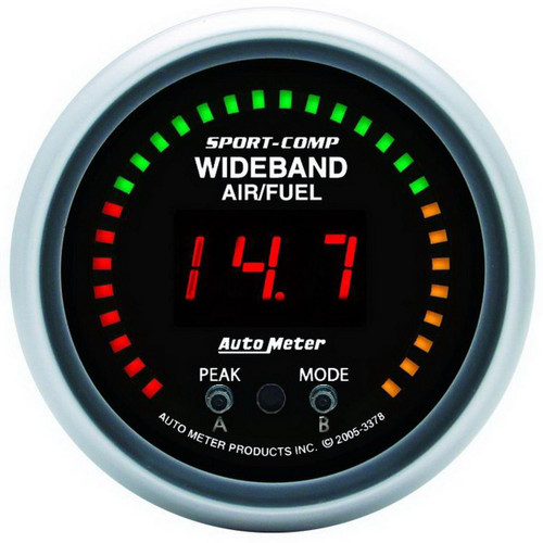 Autometer 52mm Wideband Air/Fuel Gauge Sport-Comp