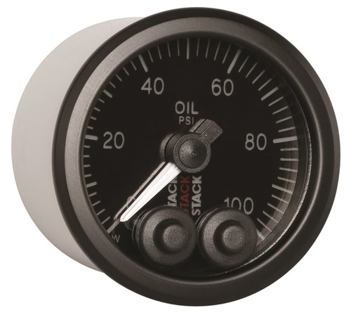 Autometer 52mm 0-100PSI Pro Control Oil Pressure Gauge Stack
