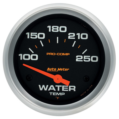 Autometer 2-5/8in 100-250F Water Temp Gauge Pro-Comp