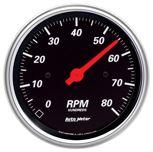 Autometer 3-3/8in 8K RPM In-Dash Tachometer Designer Black