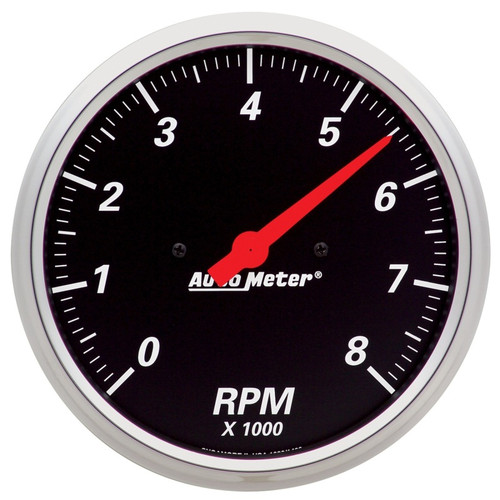 Autometer 5in 8K RPM Tachometer Gauge Designer Black