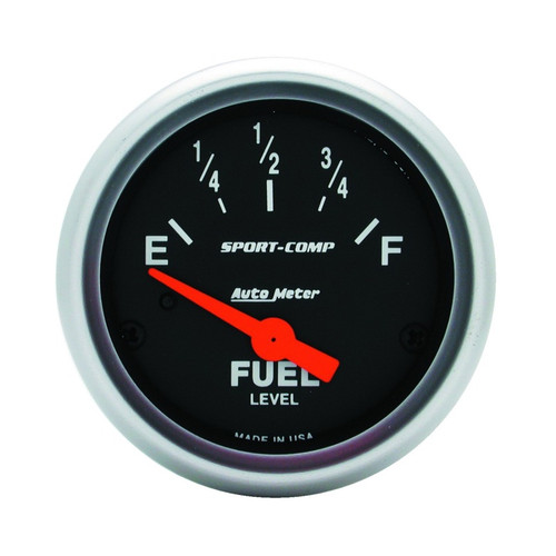 Autometer 52mm 0-90Ohm Fuel Level Gauge Sport-Comp