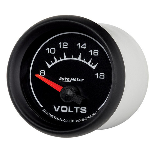 Autometer 2-1/16in 8-18V Voltmeter Gauge Euro-Style