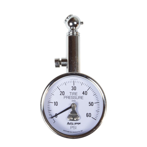 Autometer 60PSI Peak/Hold Mechanical Tire Pressure Gauge