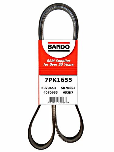 Bando Serpentine Belt 7PK1655 - front view