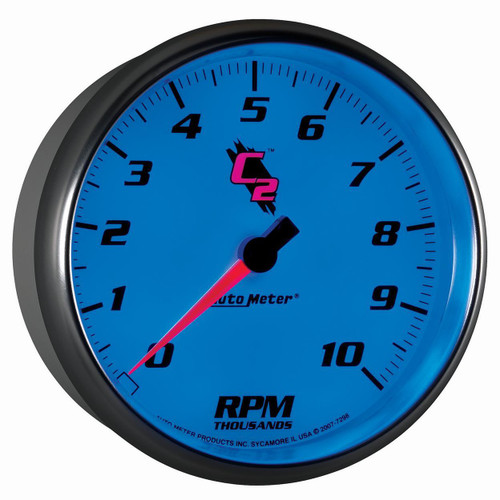 Autometer 5in 10,000RPM In-Dash Tachometer C2
