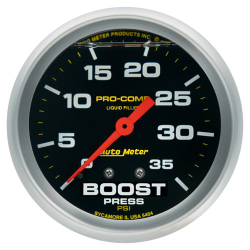 Autometer 2-5/8in 0-35PSI Mechanical Boost Gauge Pro-Comp
