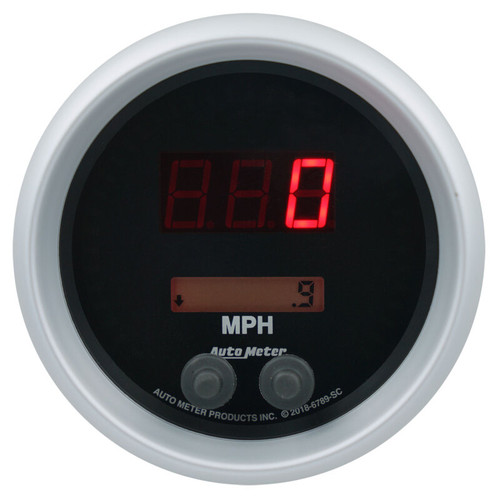 Autometer 85.7mm 260MPH/260KMH Speedometer Sport-Comp Elite
