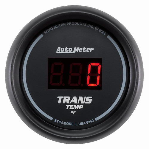 Autometer 52mm 0-300F Digital Trans Temp Gauge Z-Series