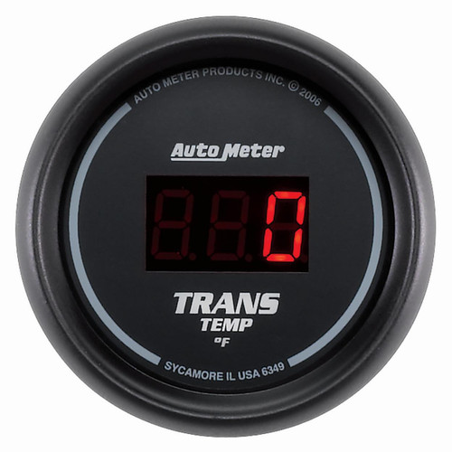 Autometer 52mm 0-300F Digital Trans Temp Gauge Z-Series