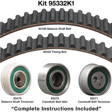 Dayco Engine Timing Belt Kit 95332K1 - kit contents
