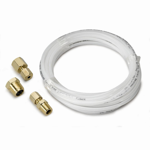 Autometer 12ft 1/8in Nylon Tubing with Brass Fittings