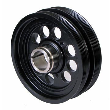 Race Performance Engine Harmonic Balancer PB1117SS - angled view