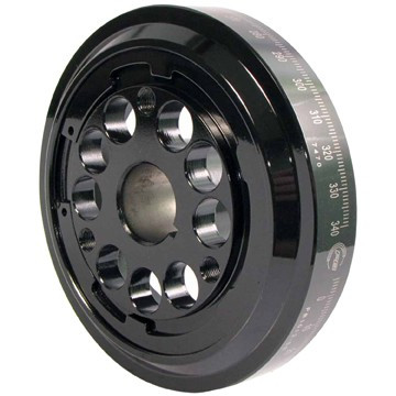 Race Performance Engine Harmonic Balancer PB1012SS - angled view