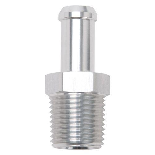 Heater Hose End Fitting - Straight with 1/2" NPT and 1/2" Barb. 8121