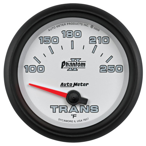 Autometer 2-5/8in 100-250F Trans Temp Gauge Phantom II