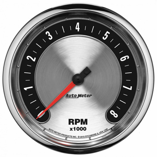 Autometer 5in 0-8K RPM In-Dash Tachometer American Muscle