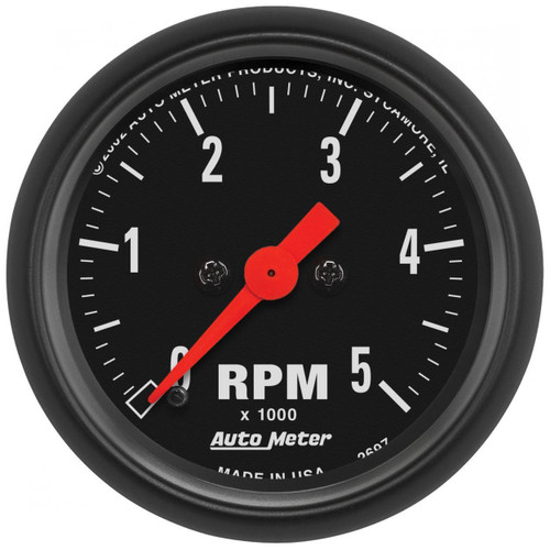 Autometer Z-Series 52mm 5000RPM In-Dash Tachometer