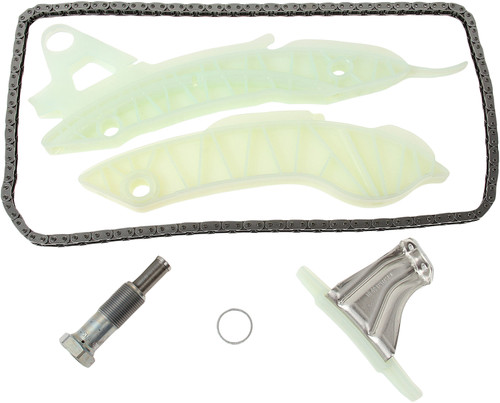 Engine Timing Chain Kit with Guide Rails and Tensioner 33162 - angled view
