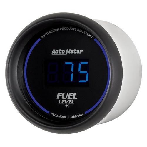 Autometer 52mm Programmable Fuel Level Gauge Cobalt Digital