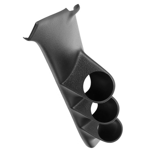 Autometer 2-1/16in Black Triple Pillar Pod for Chevy S-10