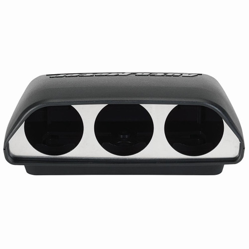 Autometer 52mm Black Triple Universal Dash Top Pod