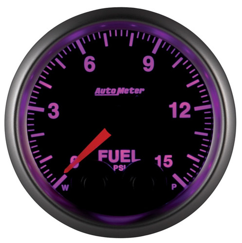 Autometer 2-1/16in 15PSI Fuel Pressure Gauge Elite