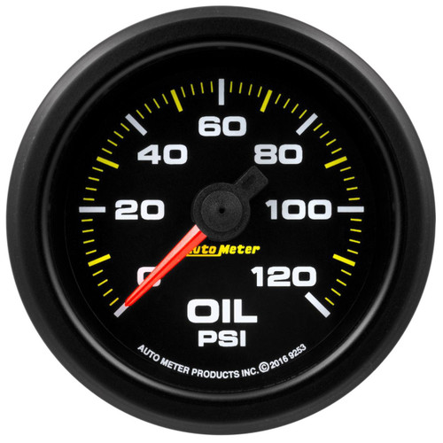 Autometer 2-1/16in 120PSI Oil Pressure Gauge Extreme Environment