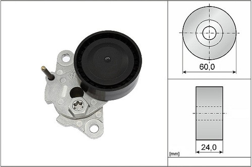 Accessory Drive Belt Tensioner FT05461 - front view