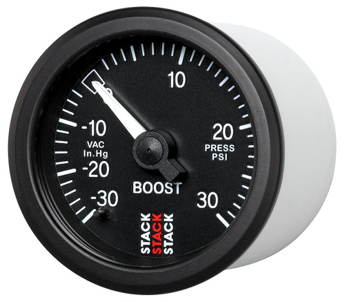 Autometer 52mm -30in Hg/+30PSI Mechanical Boost Gauge Stack