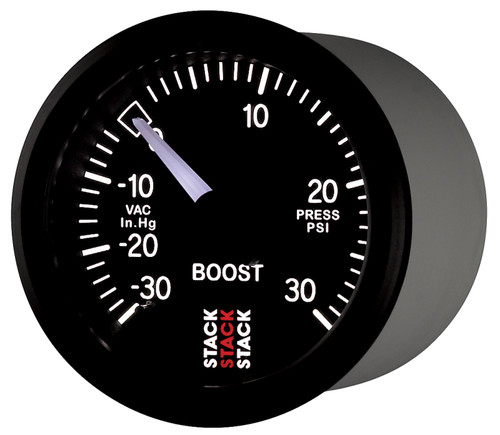 Autometer 52mm -30in Hg/+30PSI Mechanical Boost Gauge Stack