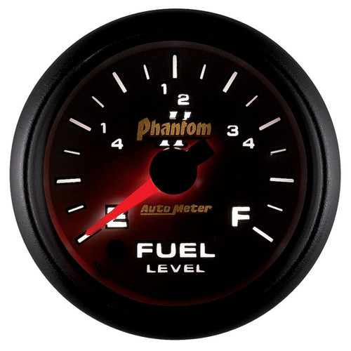 Autometer 52mm 0-280Ohm Fuel Level Gauge Phantom II