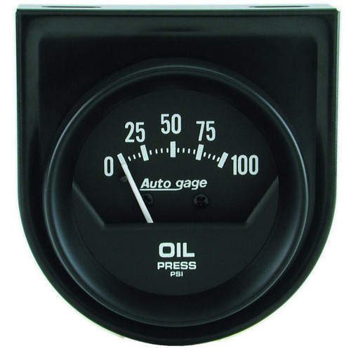Autometer 2in 100PSI Mechanical Oil Pressure Gauge AutoGage