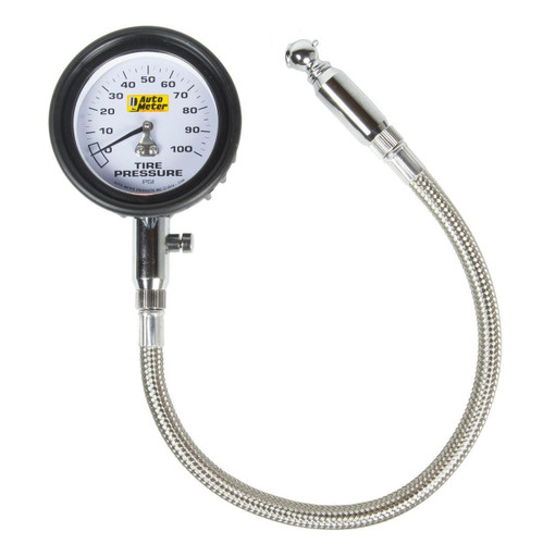 Autometer 100PSI Analog Tire Pressure Gauge