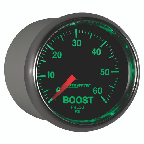 Autometer 52mm 0-60PSI Mechanical Boost Gauge GS