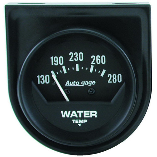 Autometer 2in 280F Mechanical Water Temp Gauge AutoGage