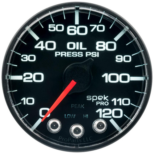 Autometer 52mm 0-120PSI Oil Pressure Gauge Spek-Pro
