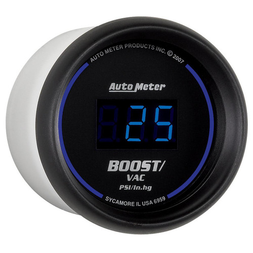 Autometer 52mm Vacuum/Boost Gauge Cobalt Digital