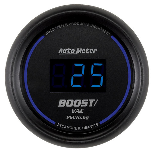 Autometer 52mm Vacuum/Boost Gauge Cobalt Digital
