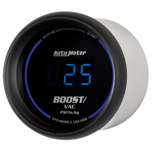 Autometer 52mm Vacuum/Boost Gauge Cobalt Digital