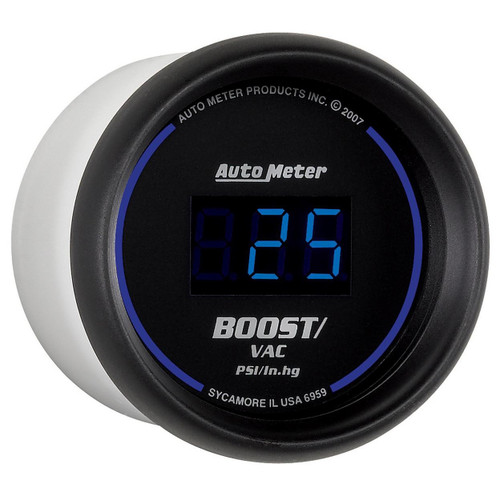 Autometer 52mm Vacuum/Boost Gauge Cobalt Digital
