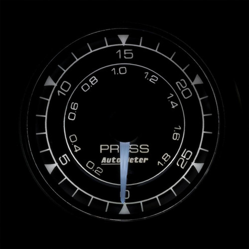 Autometer 2-1/16in 30PSI Pressure Gauge Chrono