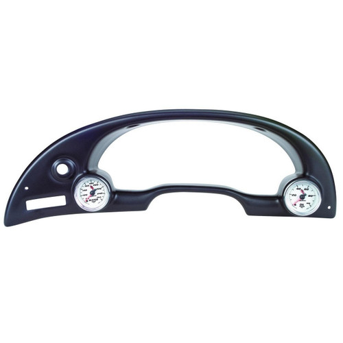 Autometer 52mm Black Dual Cluster Bezel for Ford Mustang